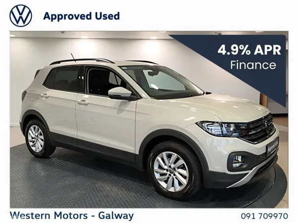 Volkswagen T-Cross SUV, Petrol, 2023, Grey