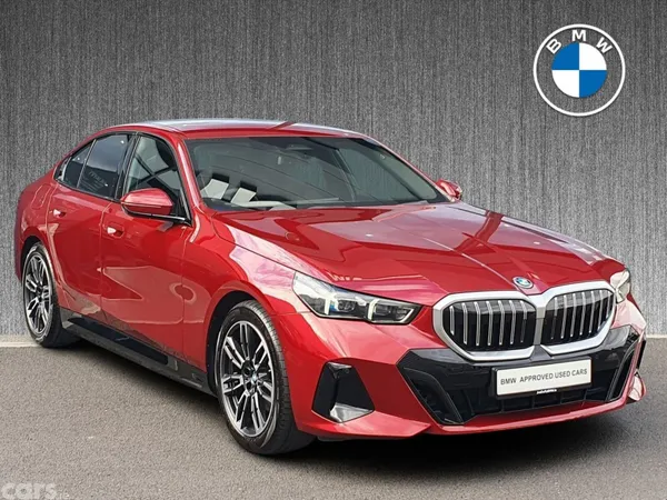 BMW 5-Series Saloon, Petrol Plug-in Hybrid, 2026, Red
