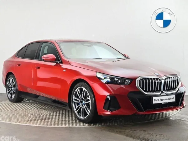 BMW 5-Series Saloon, Petrol Plug-in Hybrid, 2024, Red