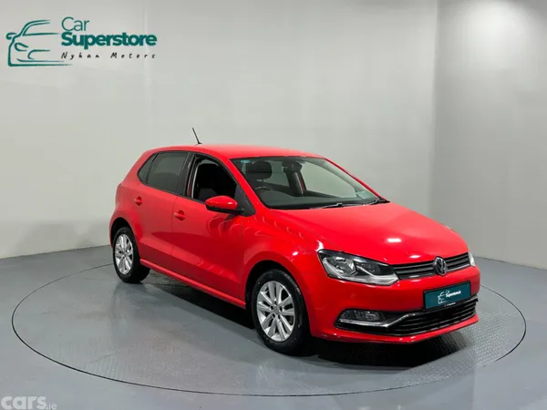 Volkswagen Polo Hatchback, Petrol, 2017, Red