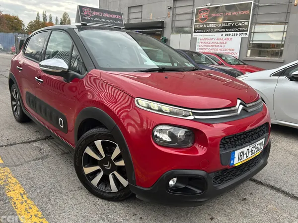 Citroen C3 Hatchback, Petrol, 2018, Red