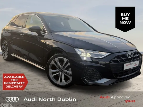 Audi A3 Hatchback, Petrol Plug-in Hybrid, 2025, Black