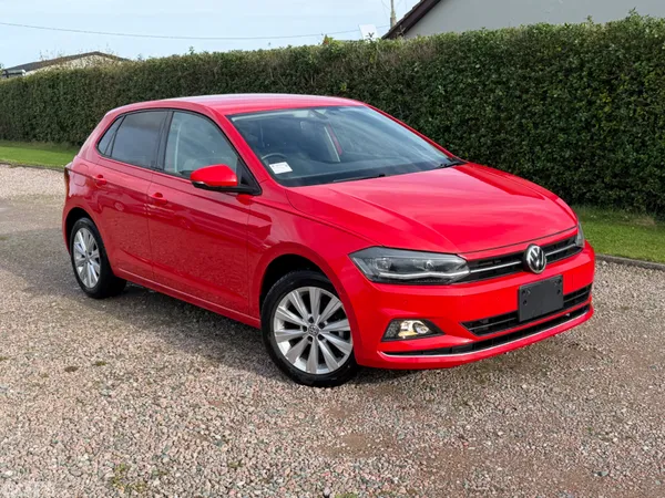 Volkswagen Polo Hatchback, Petrol, 2019, Red