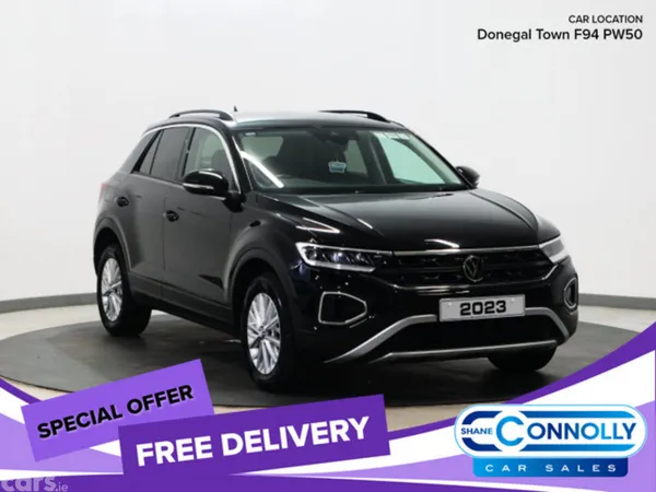 Volkswagen T-Roc SUV, Petrol, 2023, Black