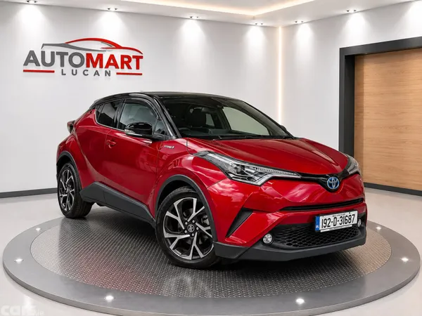 Toyota C-HR Hatchback, Petrol Hybrid, 2019, Red