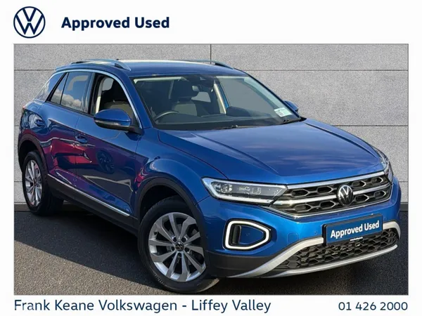 Volkswagen T-Roc SUV, Petrol, 2023, Blue