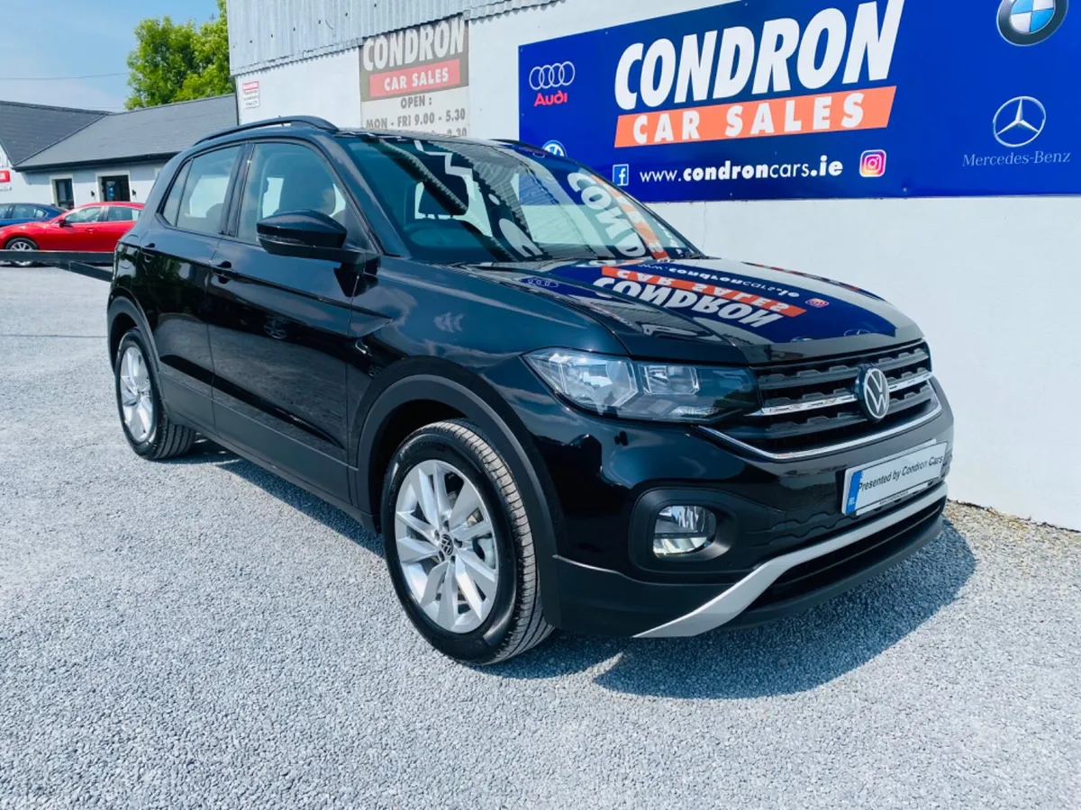 Volkswagen T-Cross Hatchback, Petrol, 2023, Black