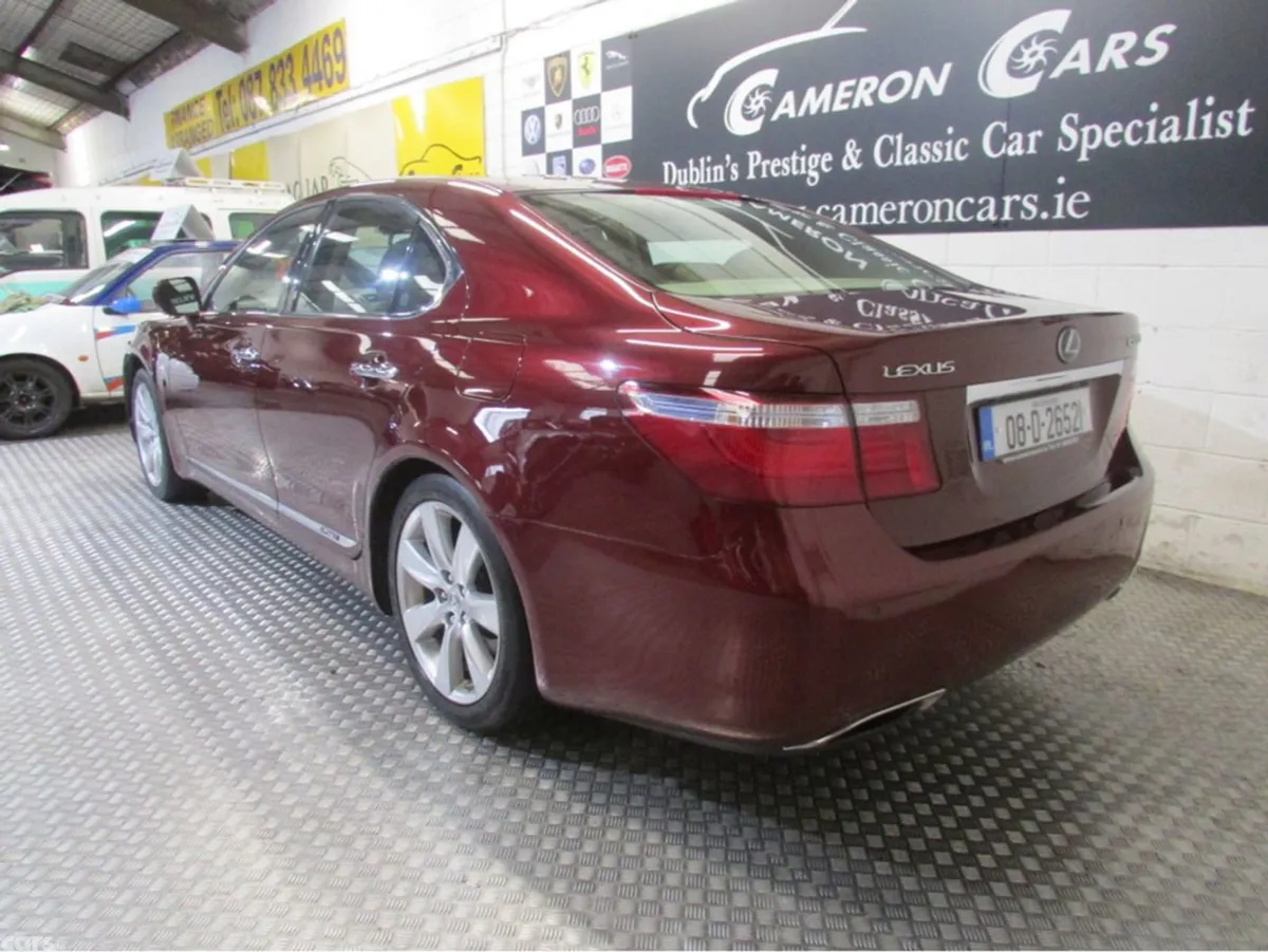 Lexus LS Saloon, Petrol Hybrid, 2008, Red