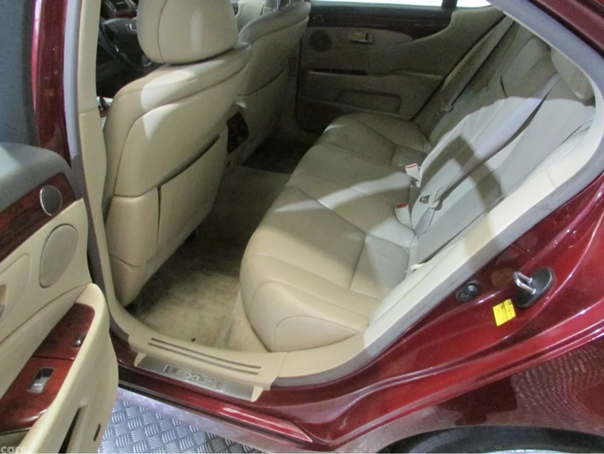 Lexus LS Saloon, Petrol Hybrid, 2008, Red