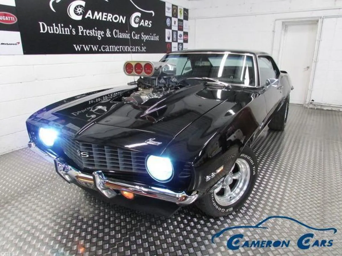 Chevrolet Camaro Coupe, Petrol, 1969, Black