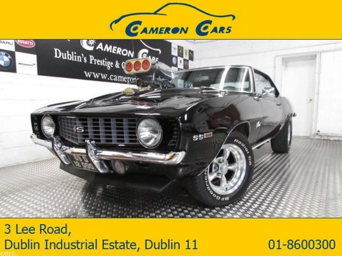 Chevrolet Camaro Coupe, Petrol, 1969, Black