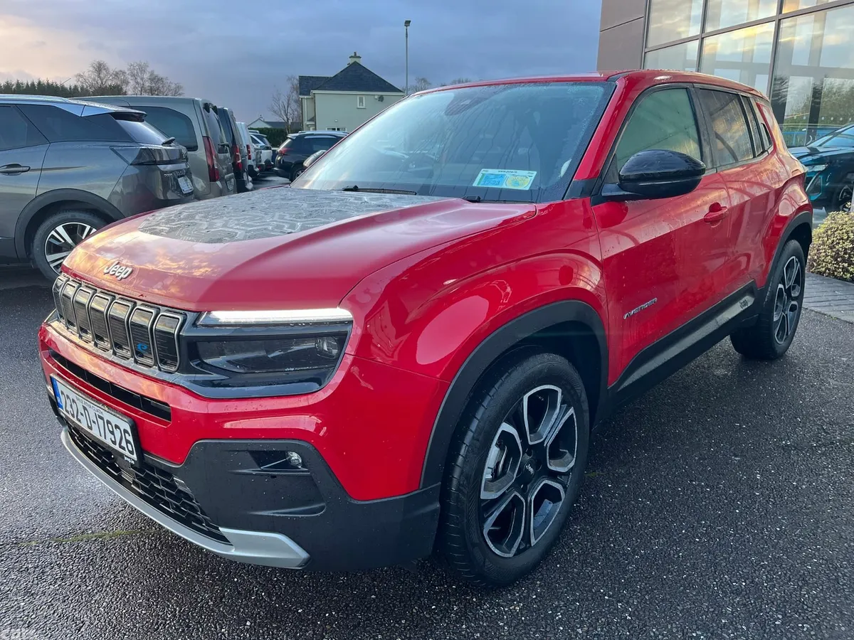 Jeep Avenger SUV, Electric, 2023, Red