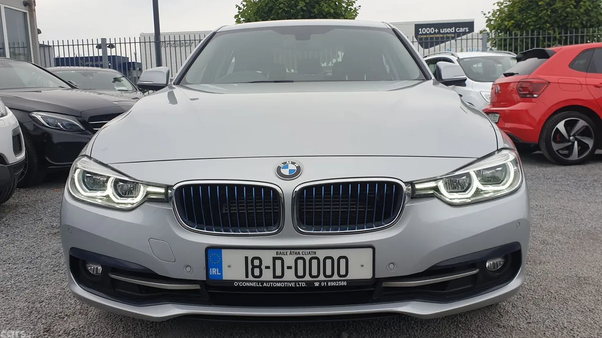 BMW 3-Series Saloon, Petrol Hybrid, 2018, Silver