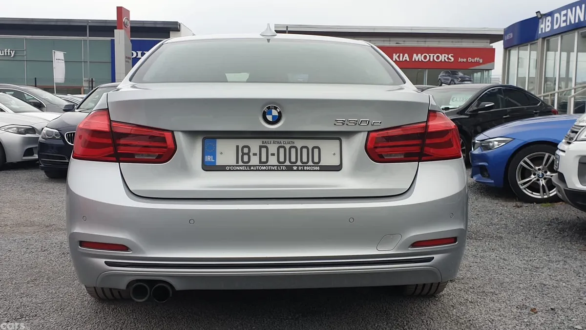 BMW 3-Series Saloon, Petrol Hybrid, 2018, Silver