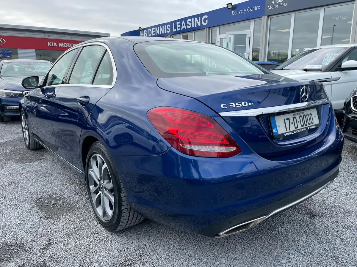 Mercedes-Benz C-Class Saloon, Petrol Hybrid, 2017, Blue