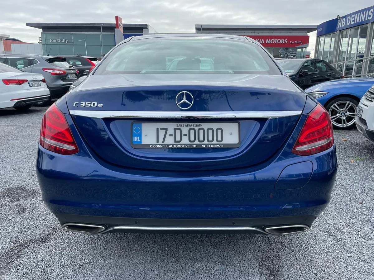 Mercedes-Benz C-Class Saloon, Petrol Hybrid, 2017, Blue