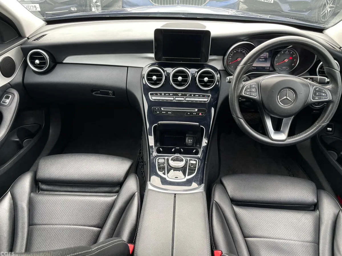 Mercedes-Benz C-Class Saloon, Petrol Hybrid, 2017, Blue
