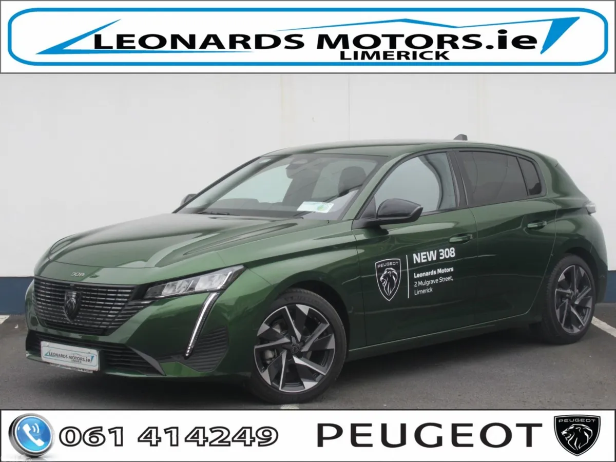 Peugeot 308 Hatchback, Petrol Hybrid, 2026, Green