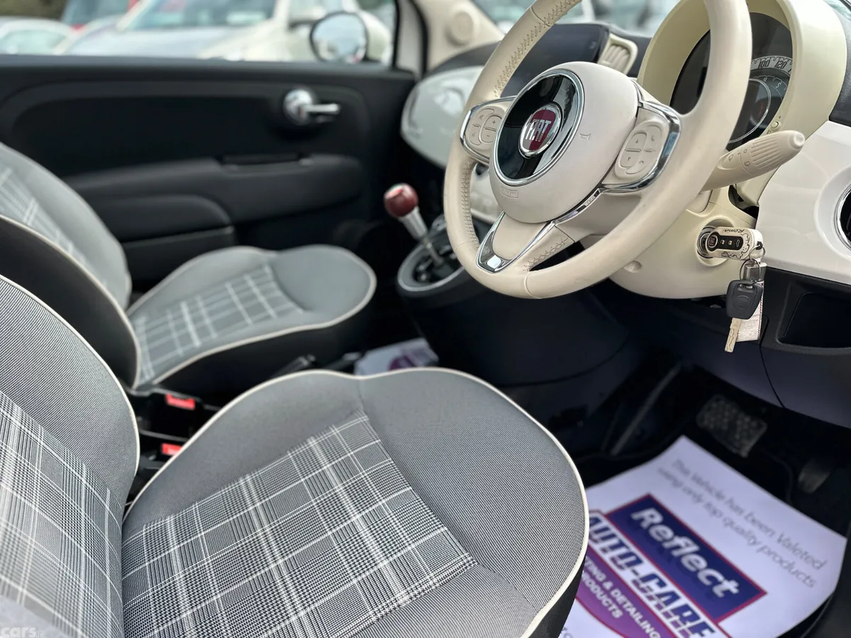 Fiat 500 Hatchback, Petrol, 2018, White