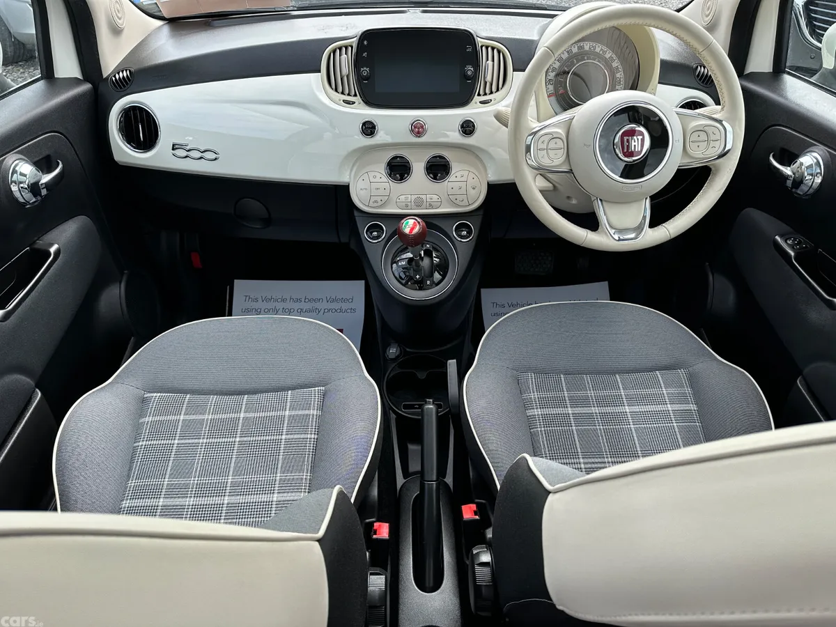 Fiat 500 Hatchback, Petrol, 2018, White