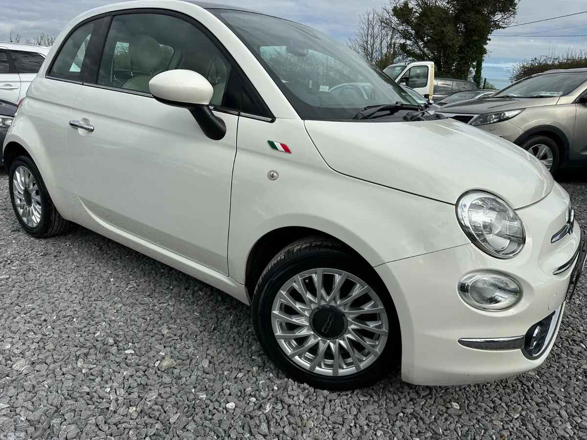 Fiat 500 Hatchback, Petrol, 2018, White