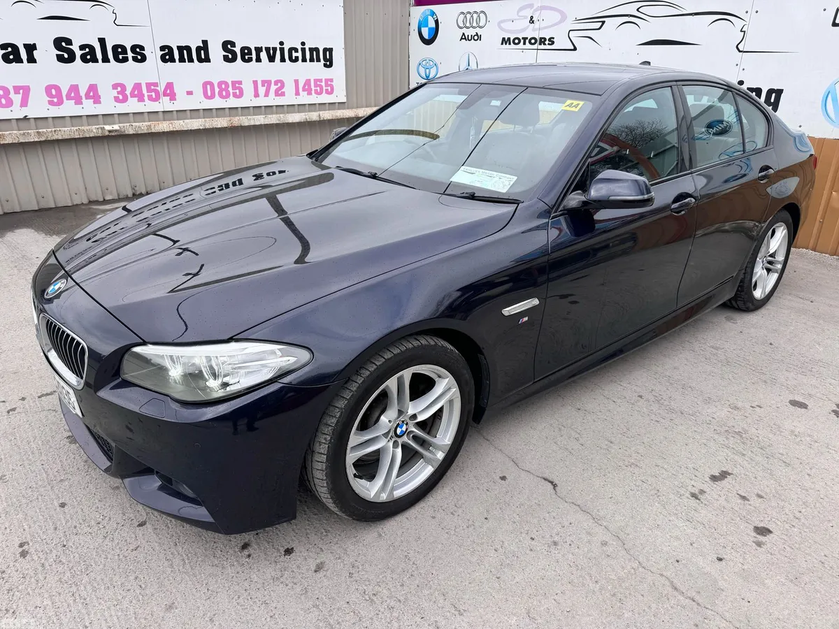 BMW 5-Series Saloon, Diesel, 2014, Black