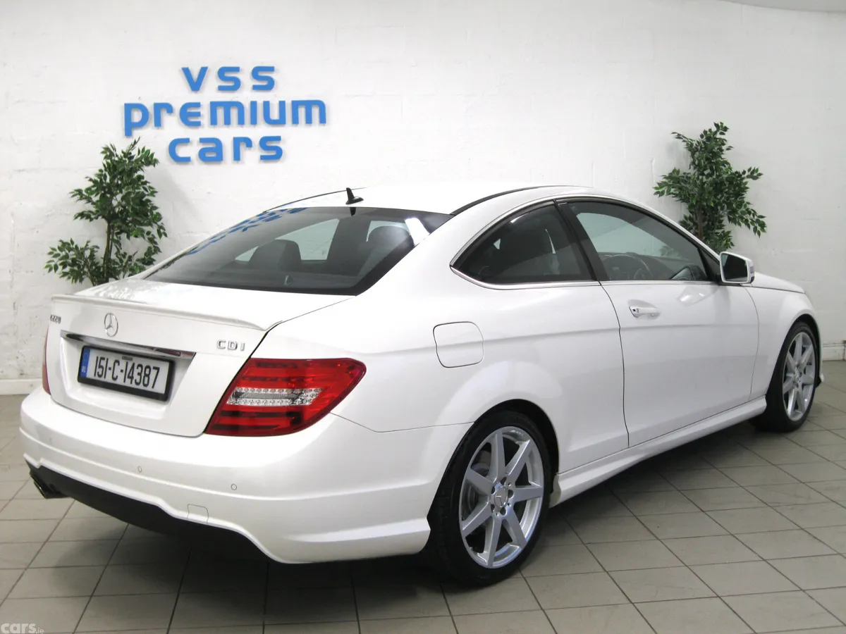Mercedes-Benz C-Class Coupe, Diesel, 2015, White