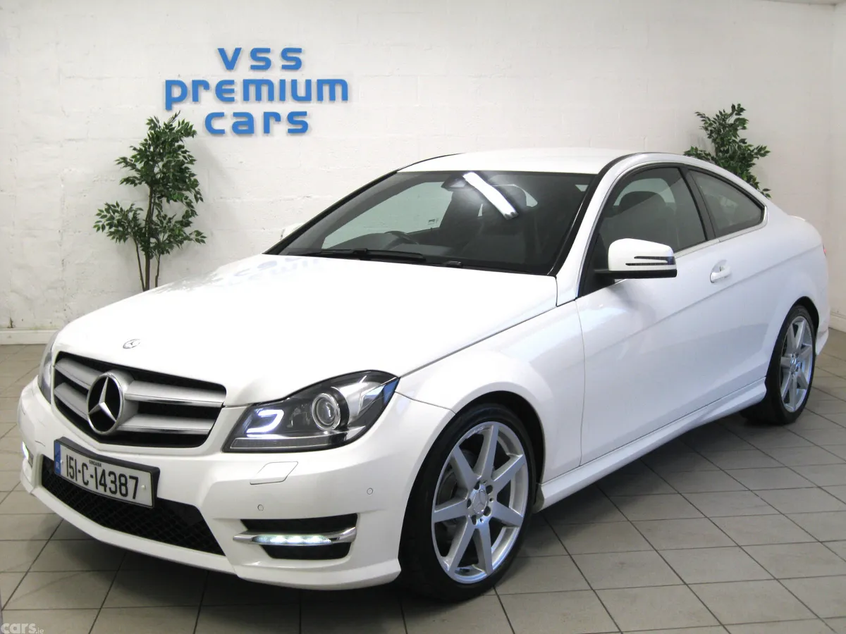 Mercedes-Benz C-Class Coupe, Diesel, 2015, White