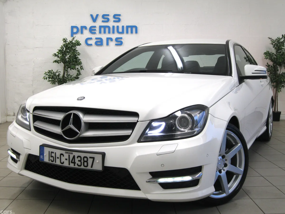 Mercedes-Benz C-Class Coupe, Diesel, 2015, White