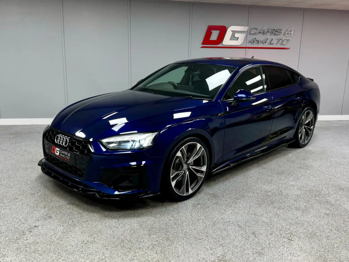Audi A5 Hatchback, Diesel Hybrid, 2021, Blue