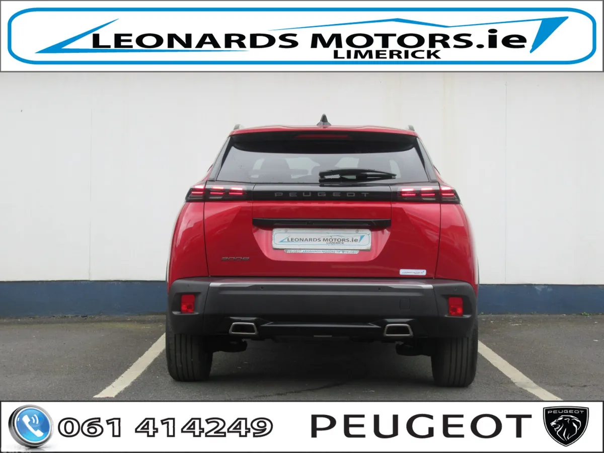 Peugeot 2008 SUV, Petrol Hybrid, 2026, Red