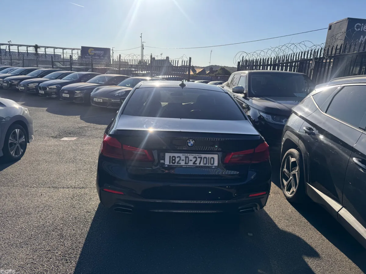 BMW 5-Series Saloon, Petrol Plug-in Hybrid, 2018, Black