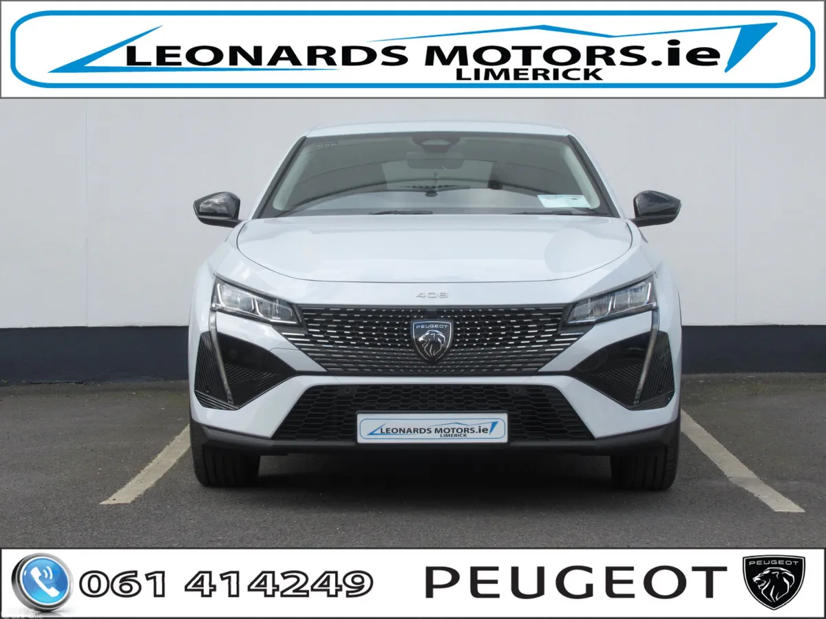 Peugeot 408 Coupe, Petrol Hybrid, 2026, White