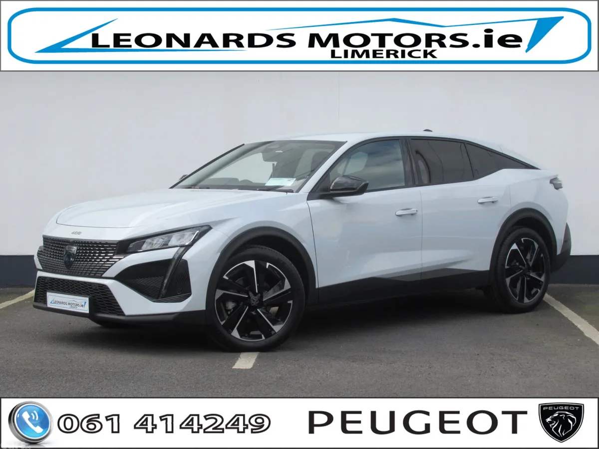 Peugeot 408 Coupe, Petrol Hybrid, 2026, White
