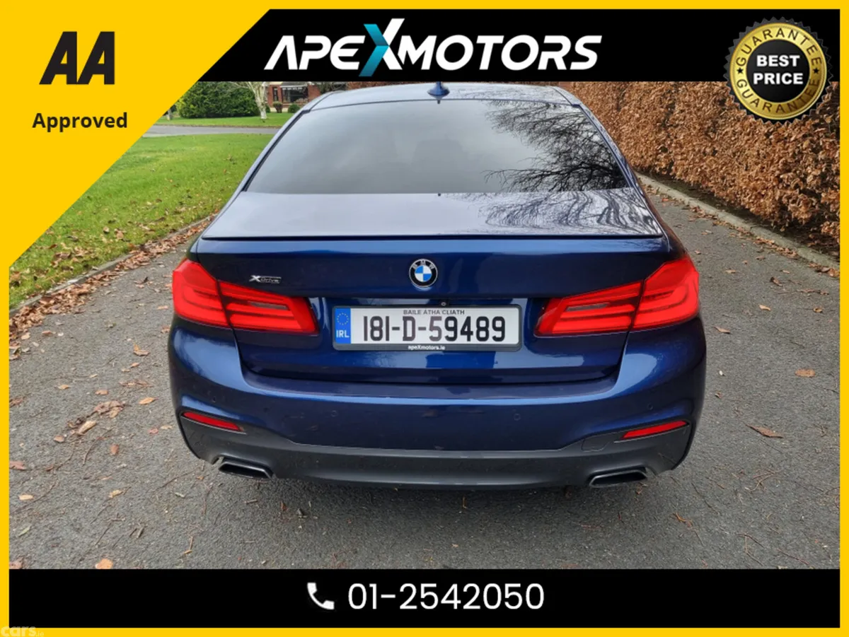 BMW 5-Series Saloon, Diesel, 2018, Blue