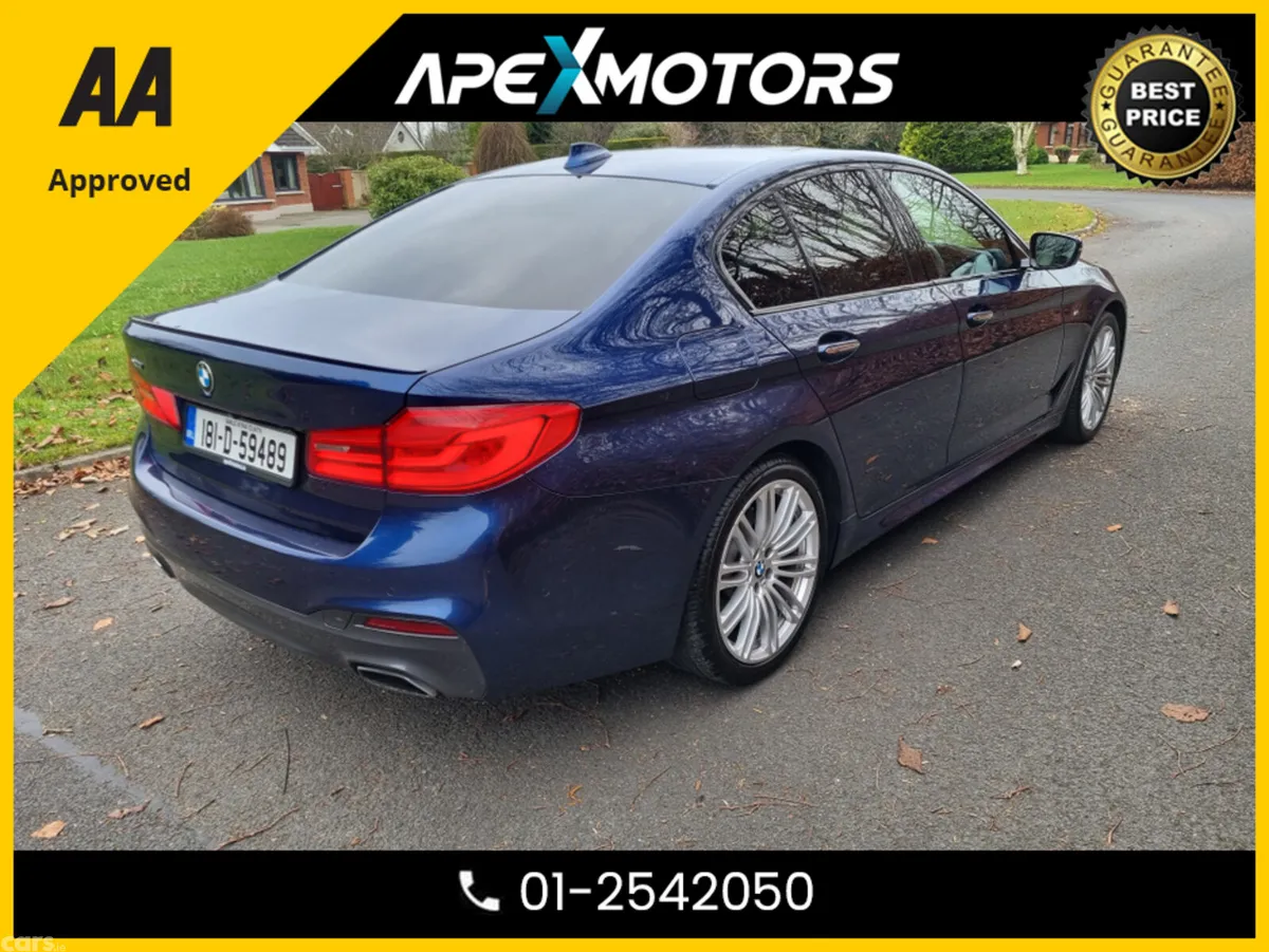 BMW 5-Series Saloon, Diesel, 2018, Blue