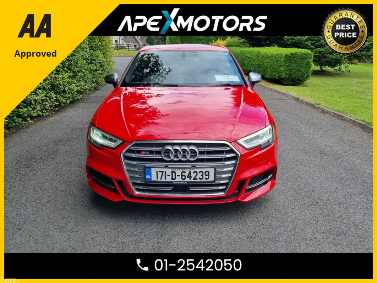 Audi S3 Hatchback, Petrol, 2017, Red