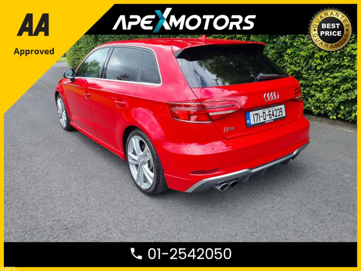 Audi S3 Hatchback, Petrol, 2017, Red
