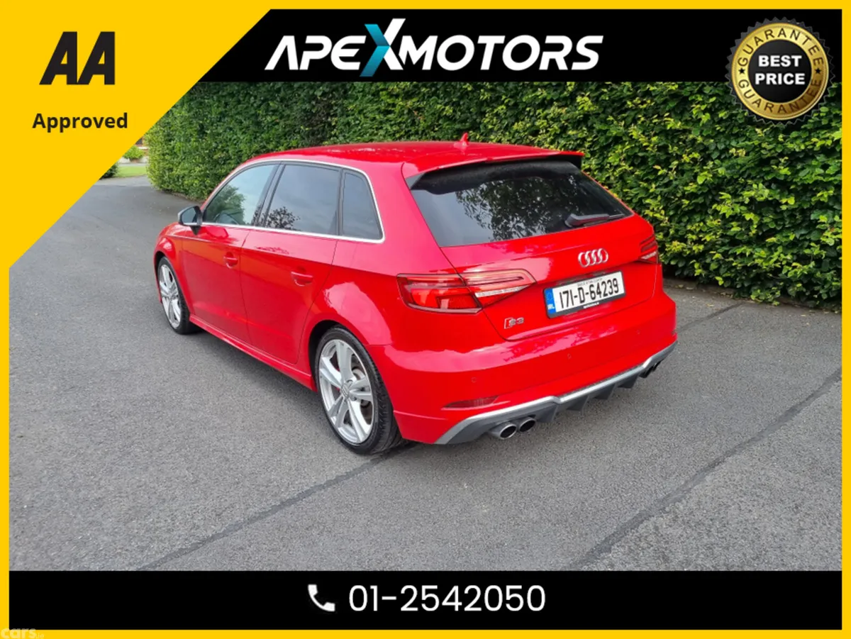 Audi S3 Hatchback, Petrol, 2017, Red