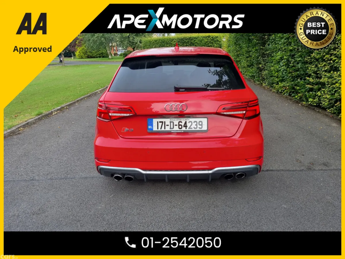 Audi S3 Hatchback, Petrol, 2017, Red