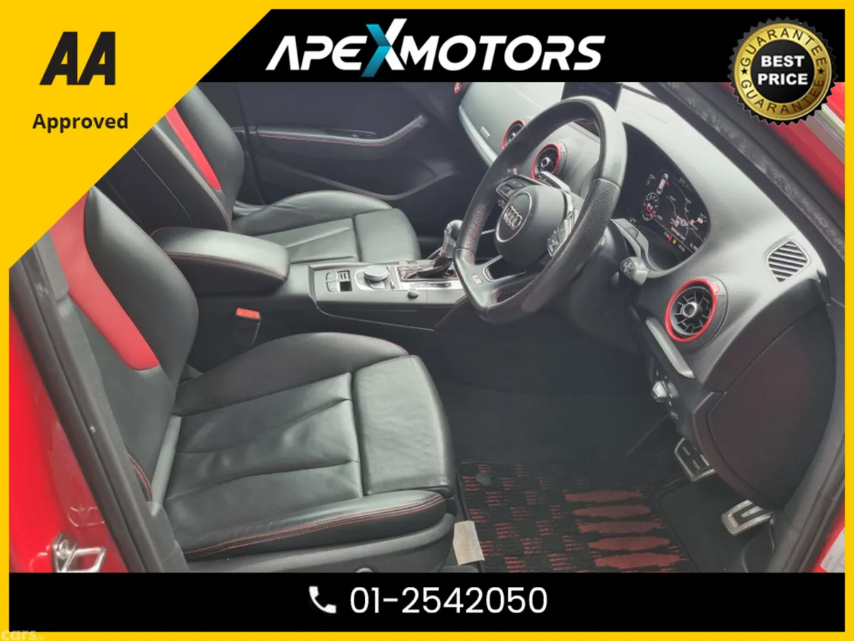 Audi S3 Hatchback, Petrol, 2017, Red