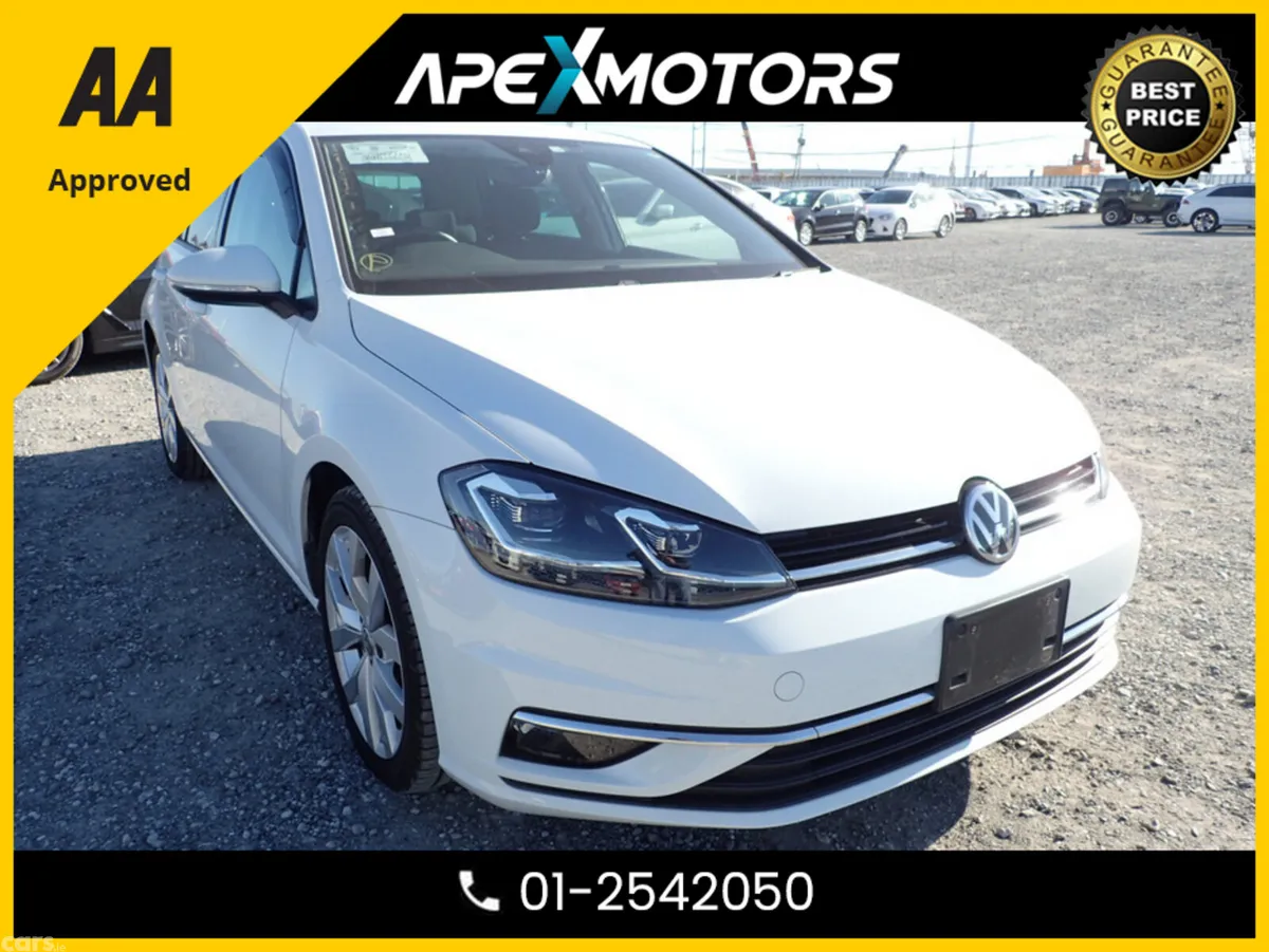 Volkswagen Golf Hatchback, Petrol, 2018, White