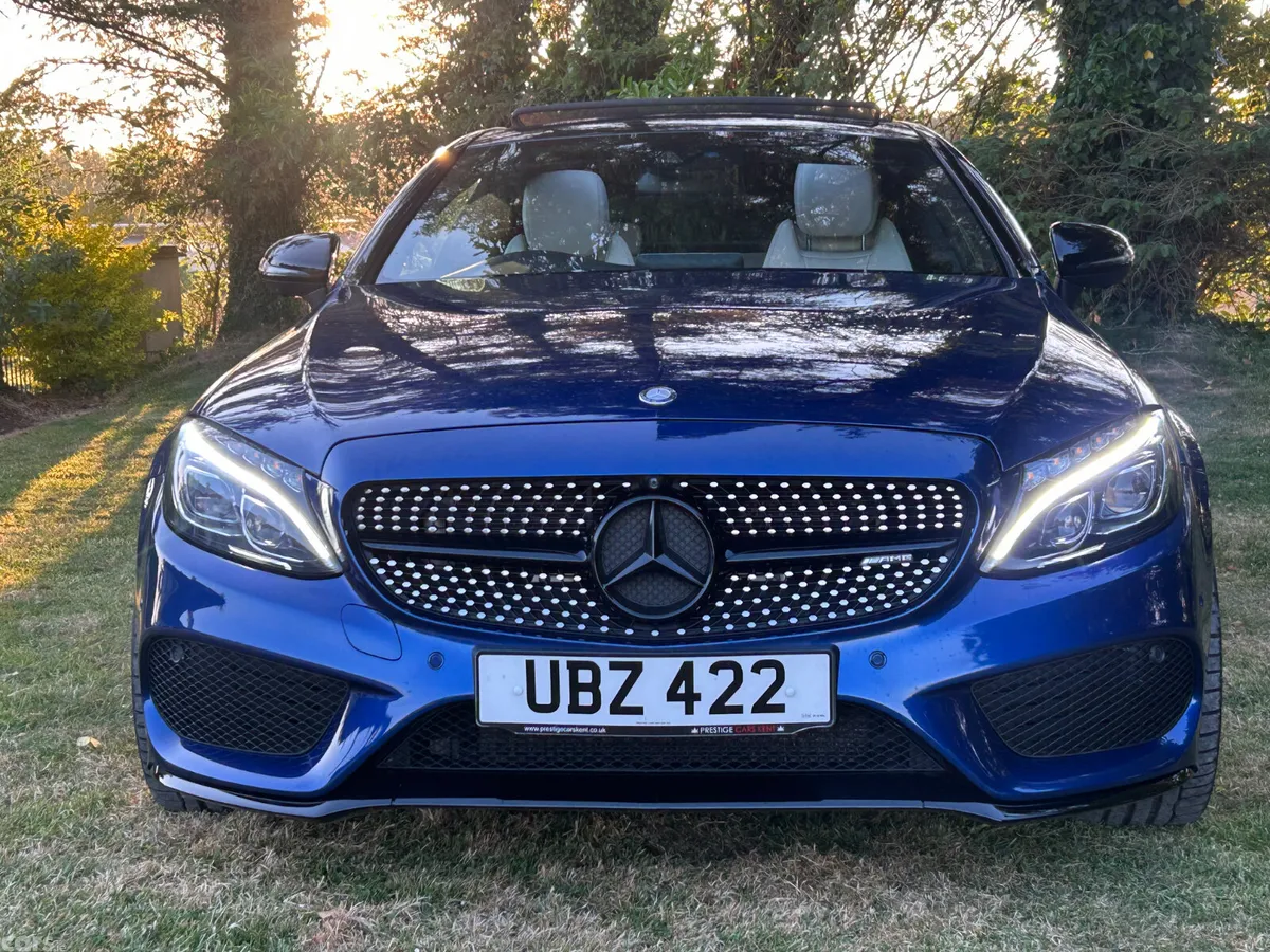 Mercedes-Benz C-Class Coupe, Petrol, 2017, Blue