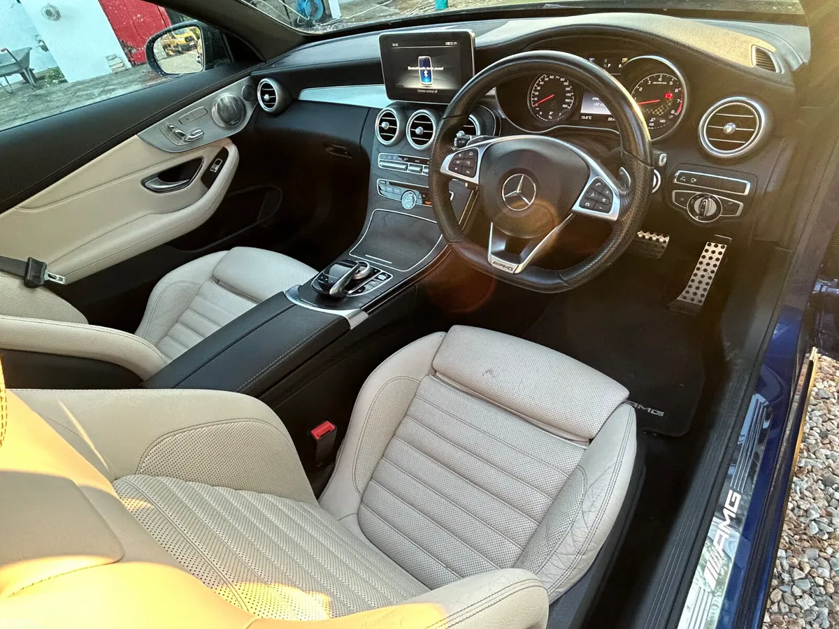 Mercedes-Benz C-Class Coupe, Petrol, 2017, Blue