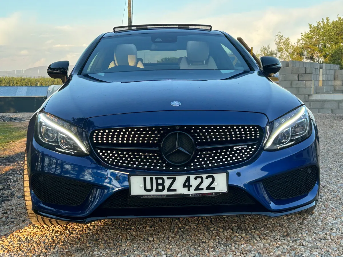 Mercedes-Benz C-Class Coupe, Petrol, 2017, Blue