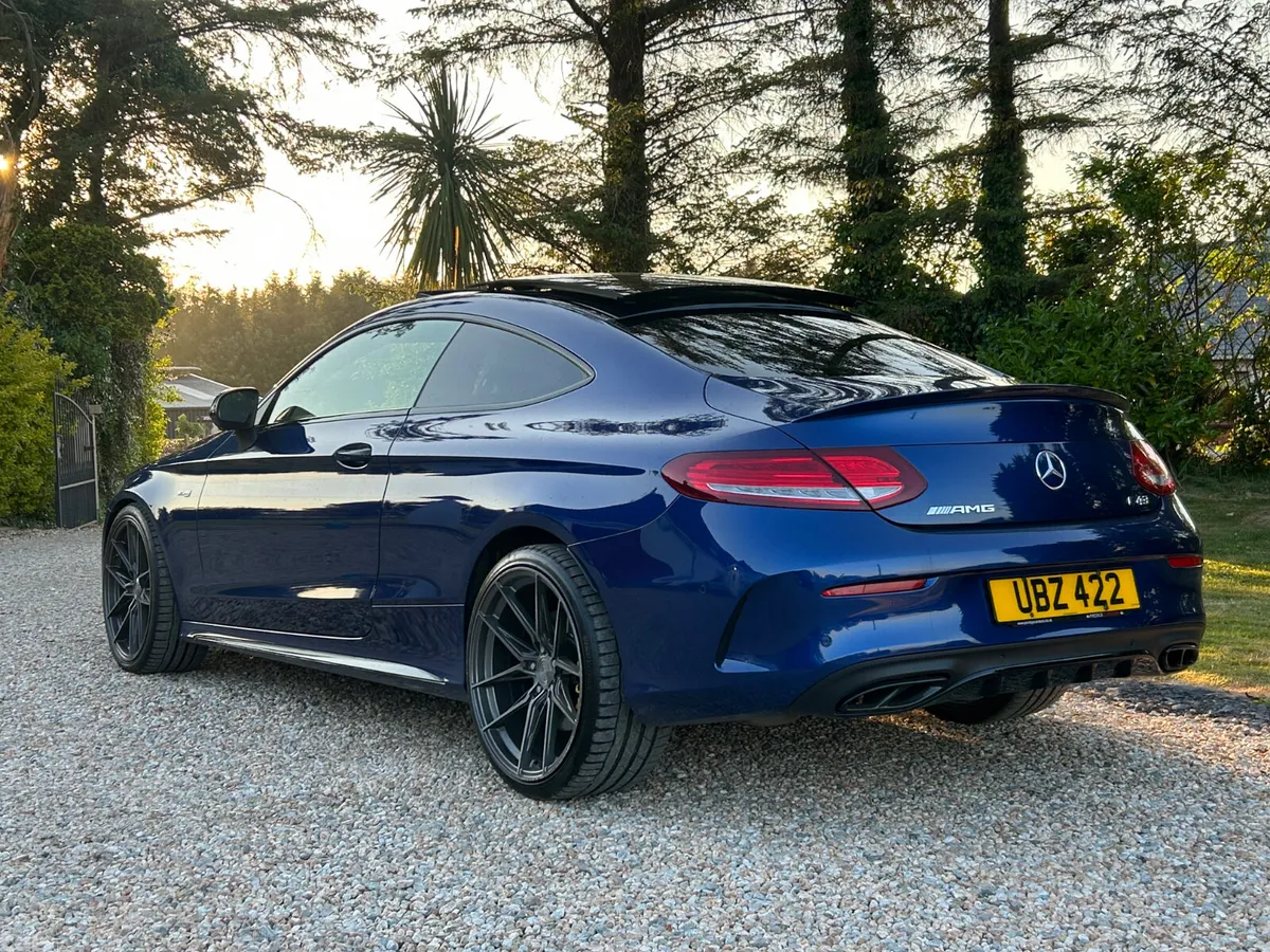 Mercedes-Benz C-Class Coupe, Petrol, 2017, Blue