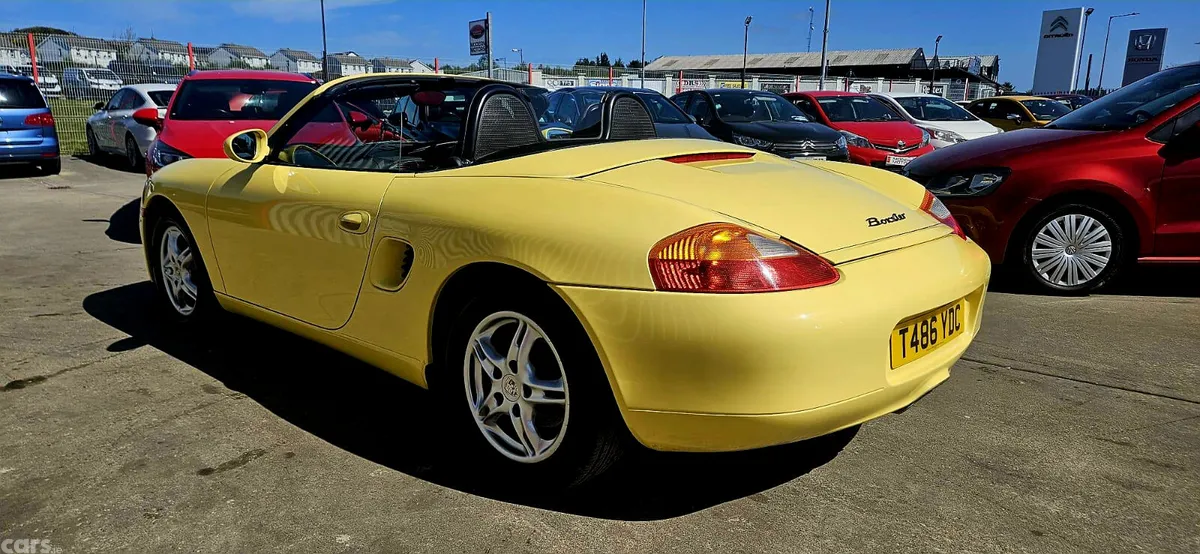 Porsche Boxster Coupe, Petrol, 1999, Yellow