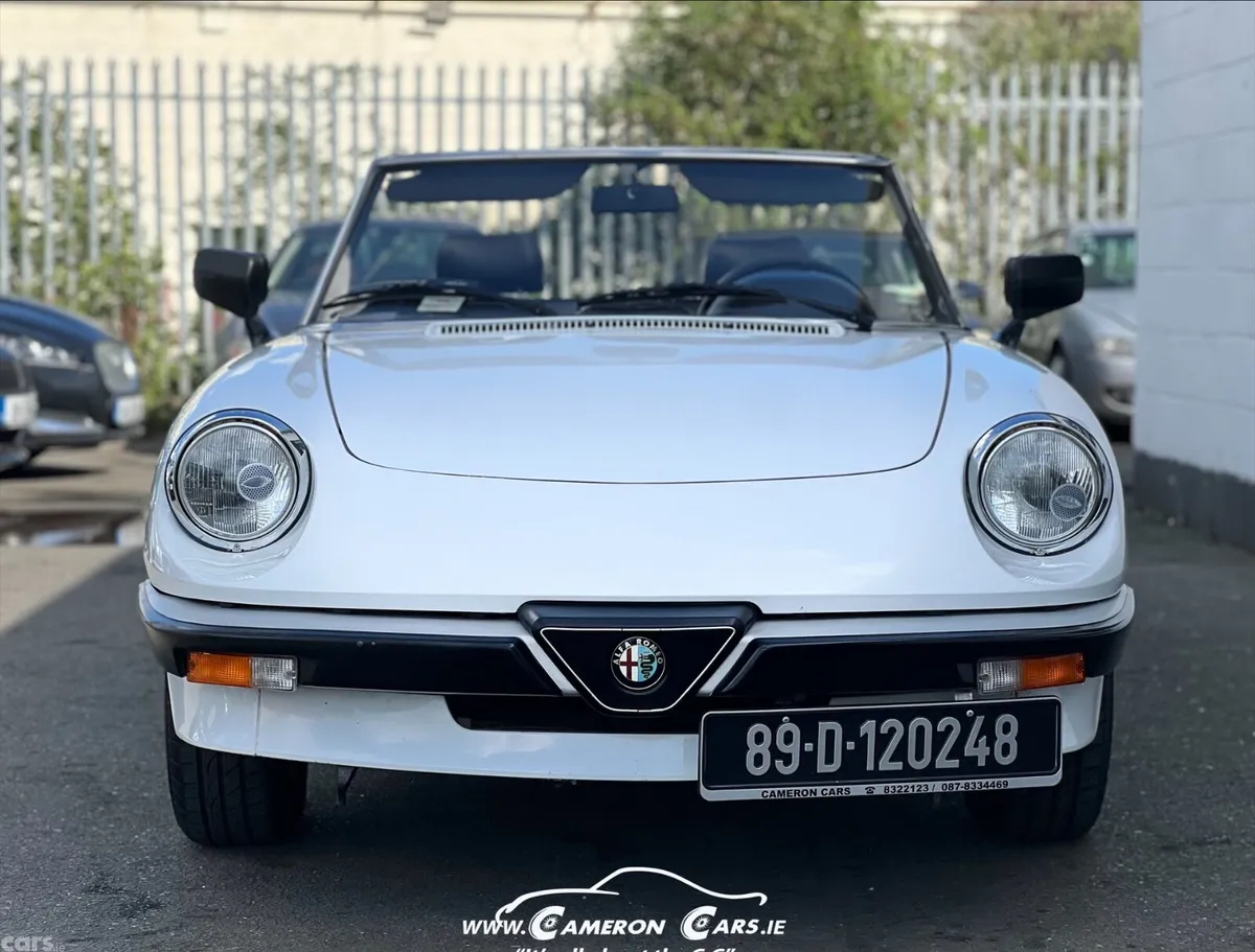Alfa Romeo Spider Convertible, Petrol, 1989, White