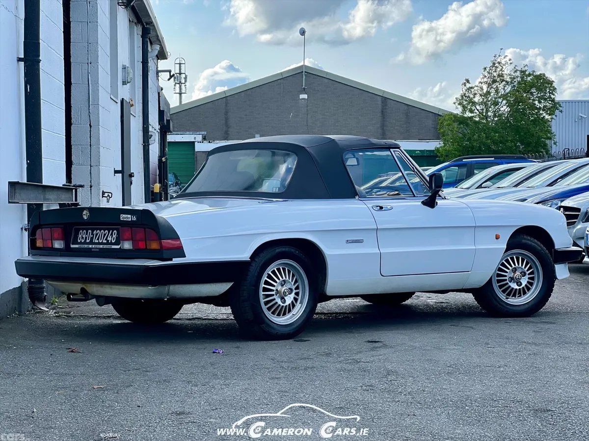 Alfa Romeo Spider Convertible, Petrol, 1989, White