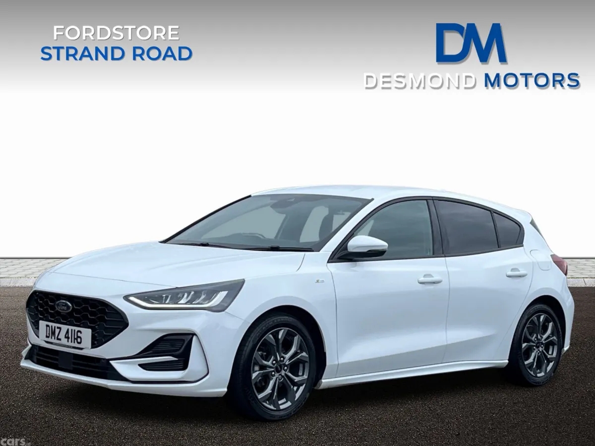 Ford Focus Hatchback, Petrol Hybrid, 2024, White